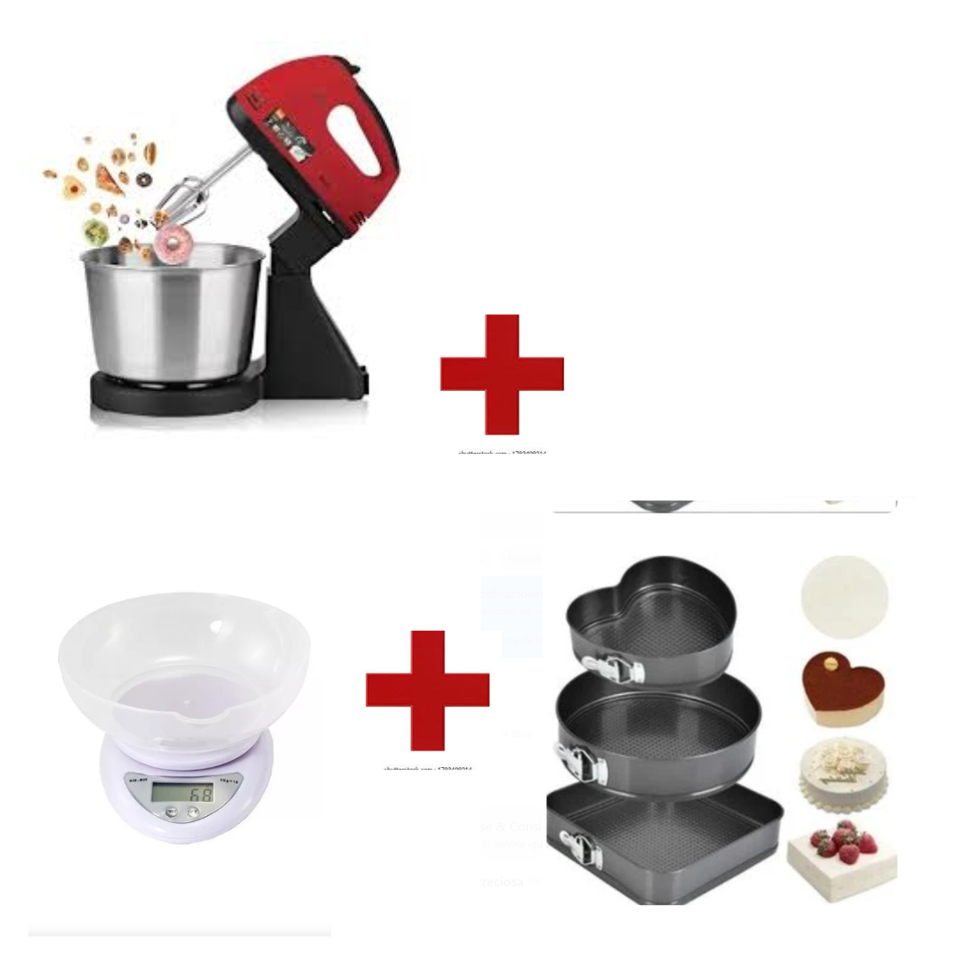 Batidora Pedestal 2l+ Moldes past+gramer